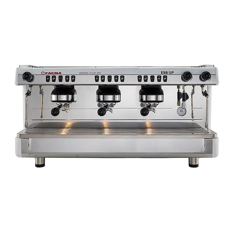 Faema E98 UP A/3 Tam Otomatik Espresso Kahve Makinesi, 3 Gruplu, Beyaz, 1020x518x552 mm. - 1
