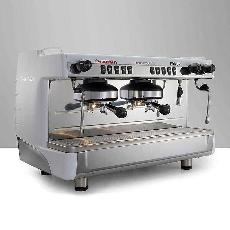 Faema E98 Up Tall Cup Full Otomatik Espresso Kahve Makinesi, 2 Gruplu, Beyaz, 11 Lt. - 2