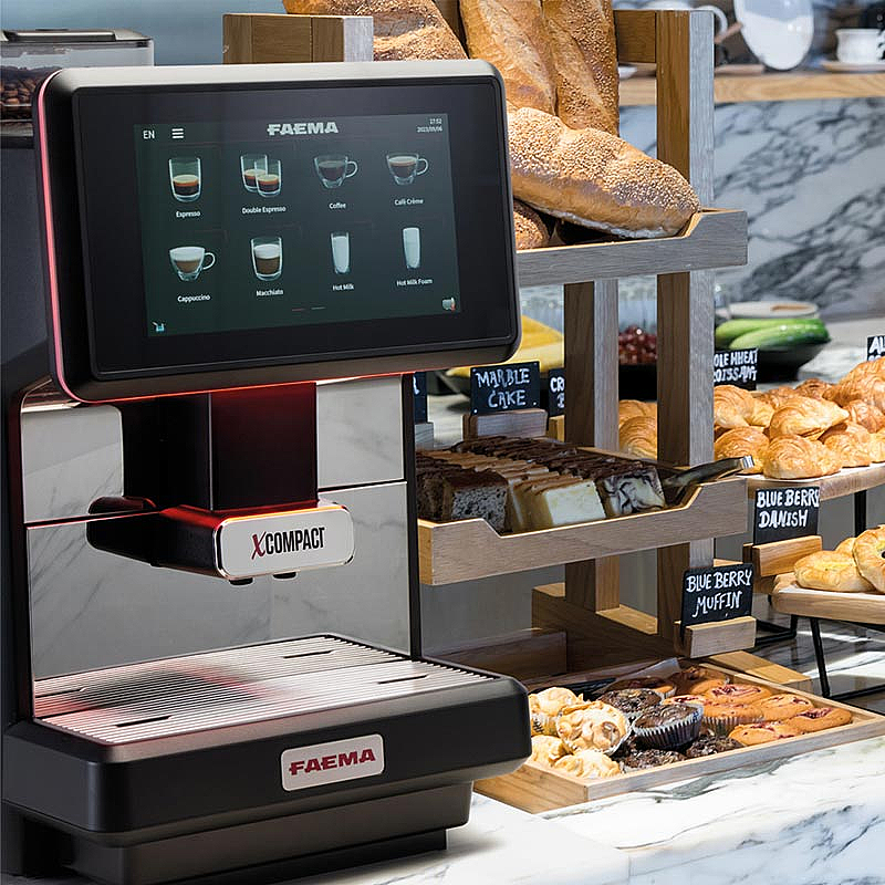 Faema X Compact 8 Süper Otomatik Espresso Kahve Makinesi, Dokunmatik Ekran - 4