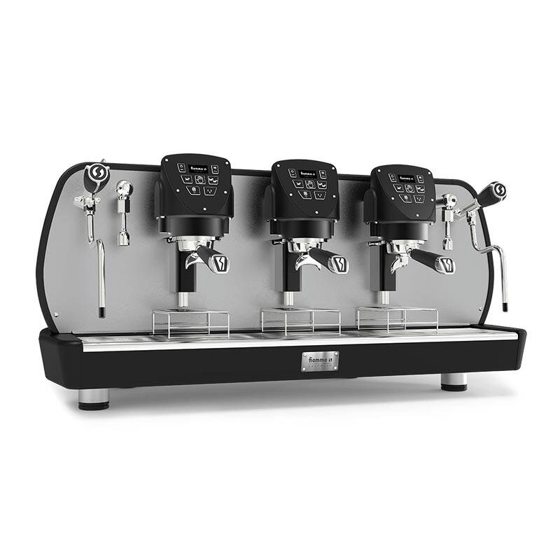 Fiamma Astrolab, OLED Ekran, Multiboiler Tall Cup Espresso Kahve Makinesi, 3 Gruplu, Inox - 1