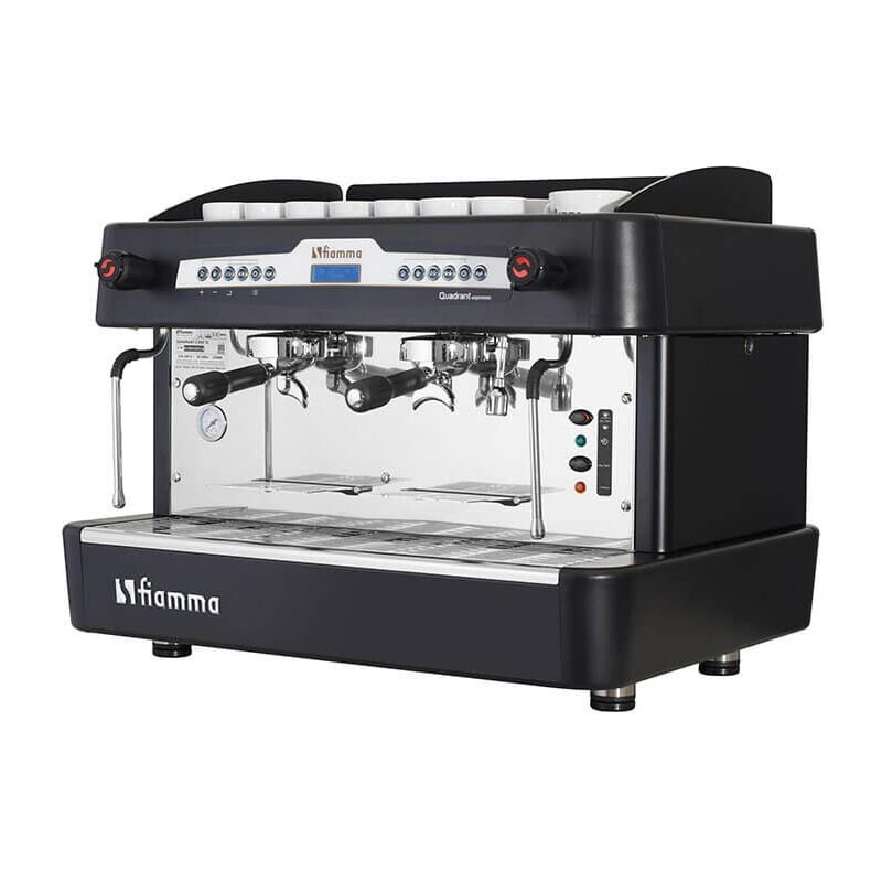 Fiamma Quadrant 2 DSP TC Espresso Kahve Makinesi, Volumetric Dozaj, 2 Gruplu, Siyah - 2