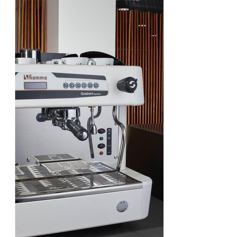 Fiamma Quadrant 2 DSP TC Espresso Kahve Makinesi, Volumetrik Dozaj, 2 Gruplu, Beyaz - 2