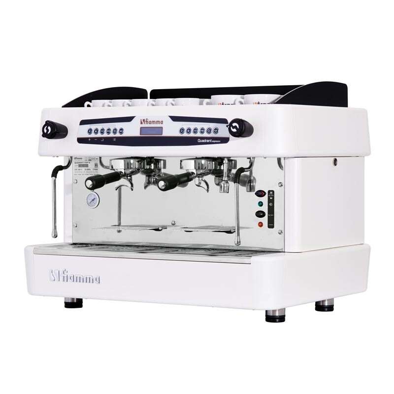 Fiamma Quadrant 2 DSP TC Espresso Kahve Makinesi, Volumetrik Dozaj, 2 Gruplu, Beyaz - 3