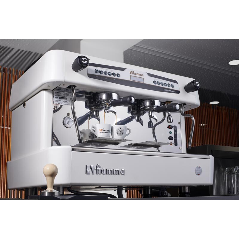 Fiamma Quadrant 2 DSP TC Espresso Kahve Makinesi, Volumetrik Dozaj, 2 Gruplu, Beyaz - 4