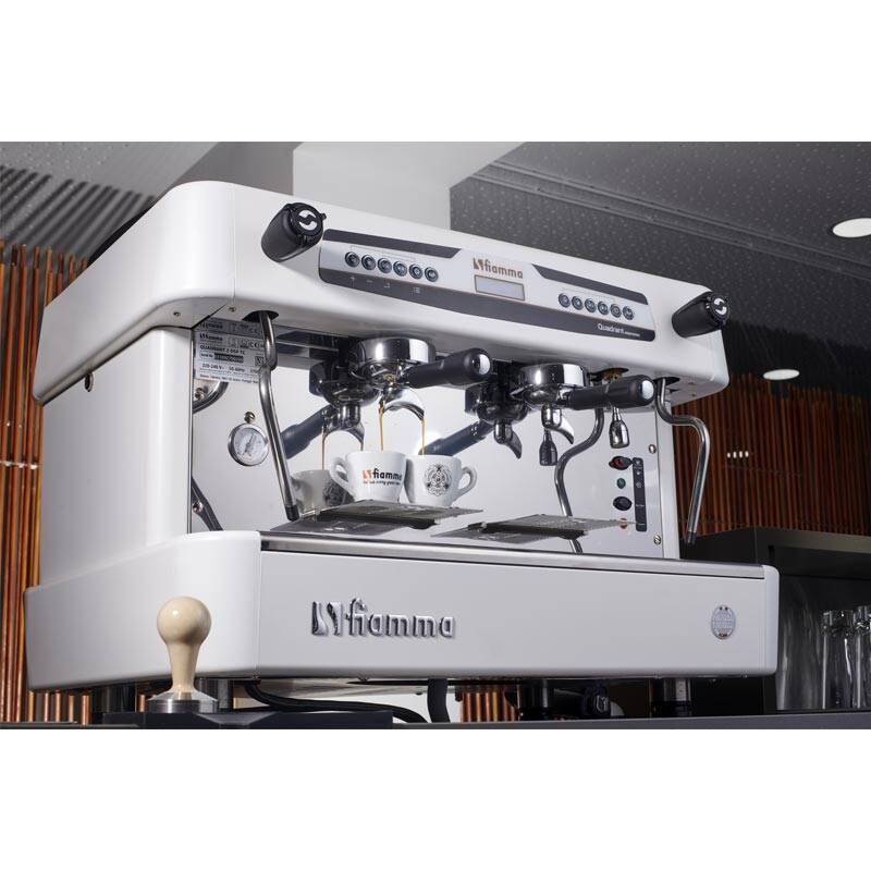 Fiamma Quadrant 2 DSP TC Espresso Kahve Makinesi, Volumetrik Dozaj, 2 Gruplu, Beyaz - 4