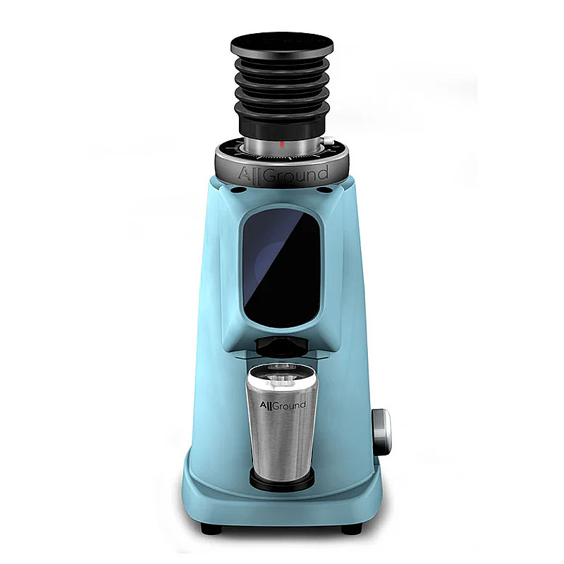 Fiorenzato AllGround Probrew On Demand Kahve Değirmeni, 64 mm, Pastel Blue, Paslanmaz Çelik Bardak - 1