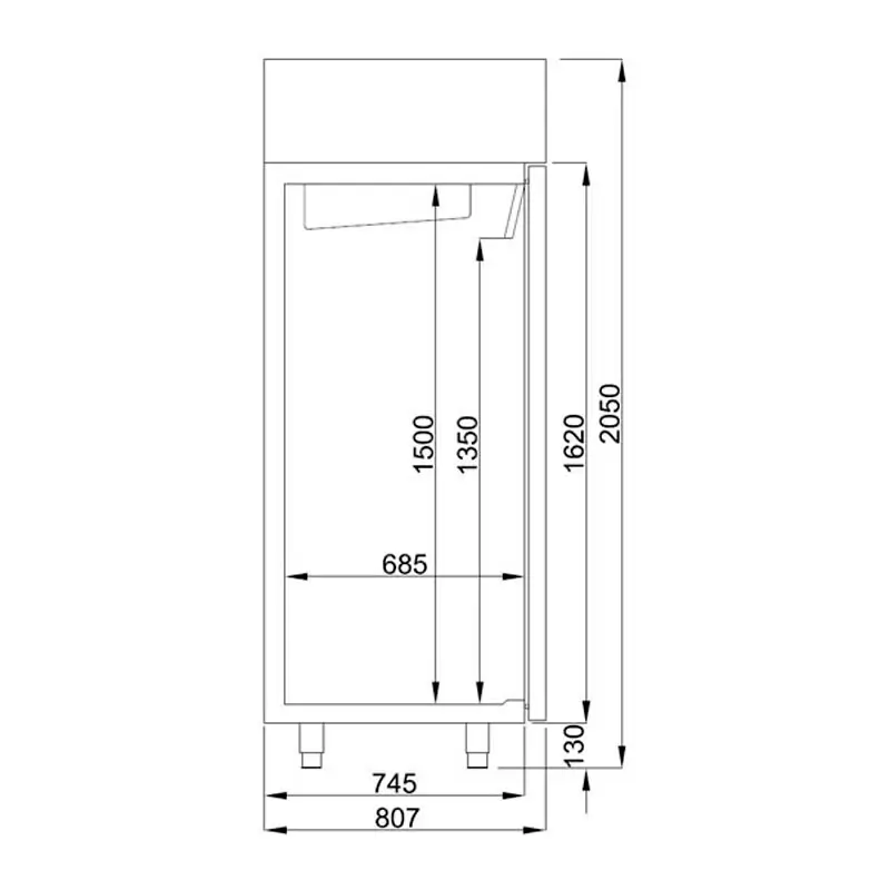 Frenox BL14 Ekonomik Dik Tip Tek Kapılı Derin Dondurucu, 1400 Lt. - Frenox (1)