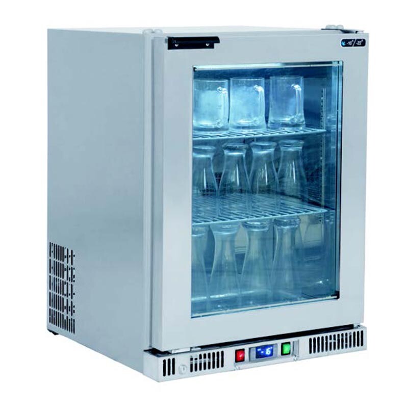 Frenox BSN1-G Tezgah Altı Cam Kapılı Slim Buzdolabı, 110 Lt. - Frenox