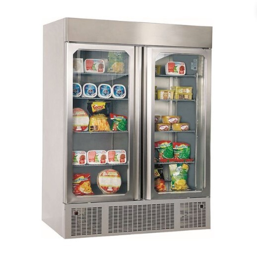 Frenox SL13-G Cam Kapılı Teşhir Derin Dondurucu, Çift Kapı - Frenox