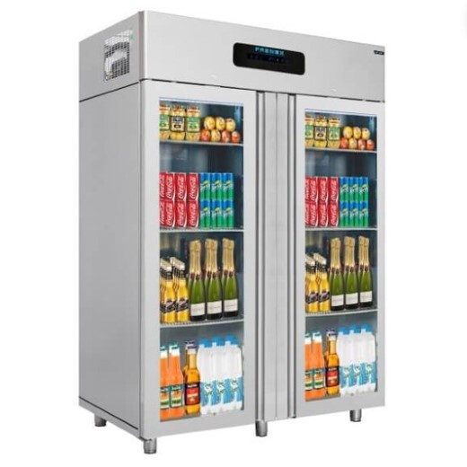 Frenox VN14-G Dikey Tip Cam Kapılı Buzdolabı, Çift Kapı - Frenox