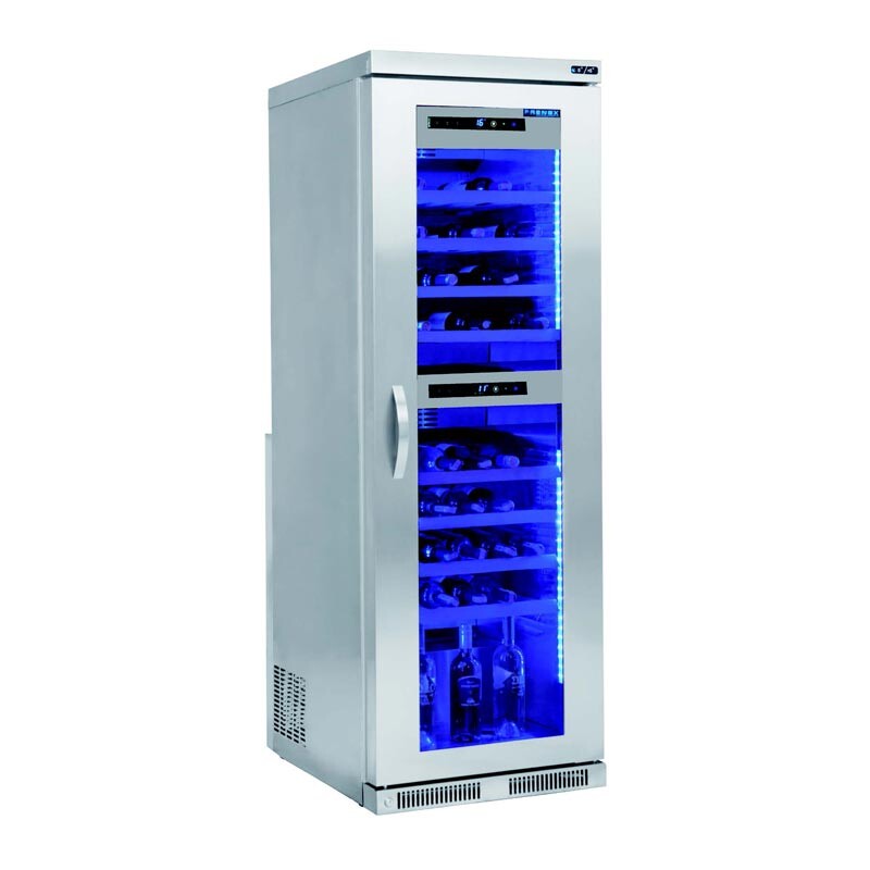 Frenox WN4 2 Dereceli Bölüm Şarap Dolabı, 68 Şişe Kapasiteli - Frenox