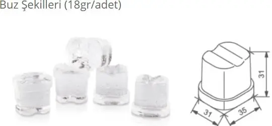 Frozy FR30G Gurme Buz Makinesi 27 kg/gün - Frozy (1)