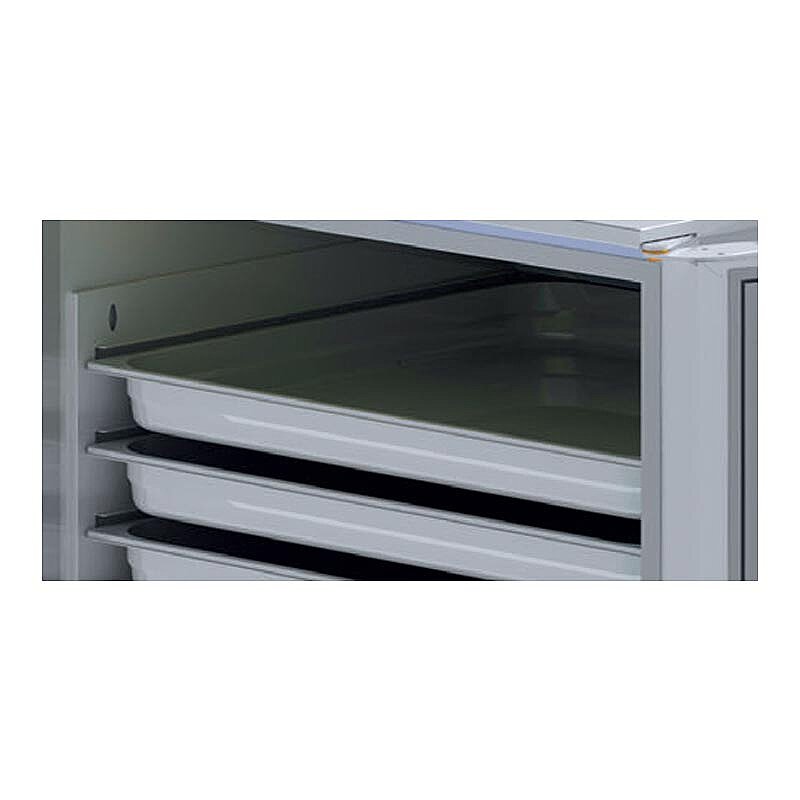 Iceinox CB 12 CR Soğutmalı ve Donduruculu Banket Arabası, Paslanmaz Çelik, 79x58x179 cm - 3