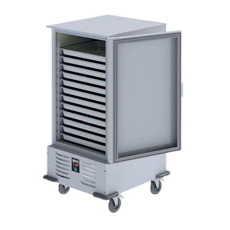 Iceinox CB 12 CR Soğutmalı ve Donduruculu Banket Arabası, Paslanmaz Çelik, 79x58x179 cm - 2