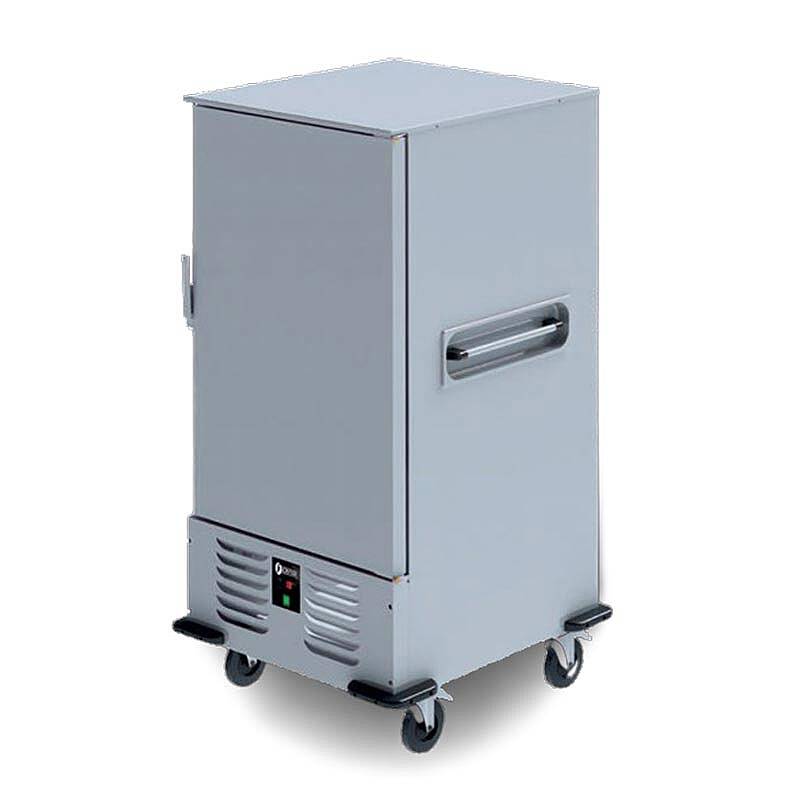 Iceinox CB 12 CR Soğutmalı ve Donduruculu Banket Arabası, Paslanmaz Çelik, 79x58x179 cm - 1