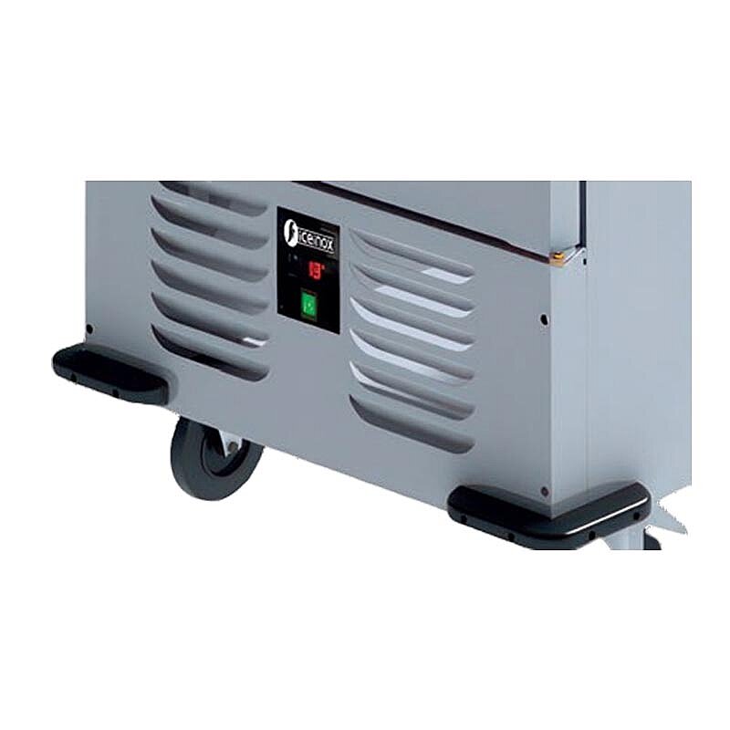 Iceinox CB 12 N Soğutmalı ve Donduruculu Banket Arabası, Paslanmaz Çelik, 79x58x179 cm - 4