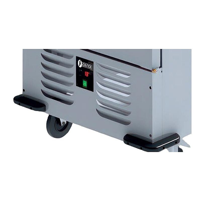 Iceinox CB 12 Soğutmalı ve Donduruculu Banket Arabası, Paslanmaz Çelik, 79x58x179 cm - 4