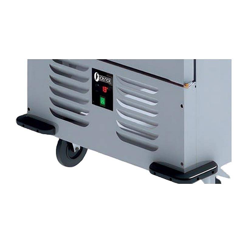 Iceinox CB 12 Soğutmalı ve Donduruculu Banket Arabası, Paslanmaz Çelik, 79x58x179 cm - 4