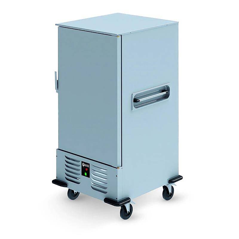 Iceinox CB 12 Soğutmalı ve Donduruculu Banket Arabası, Paslanmaz Çelik, 79x58x179 cm - 1