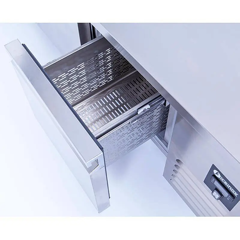 Iceinox CTS 515 CR Tezgah Tip GN Buzdolabı, Paslanmaz Çelik, 3 Kapılı - 2