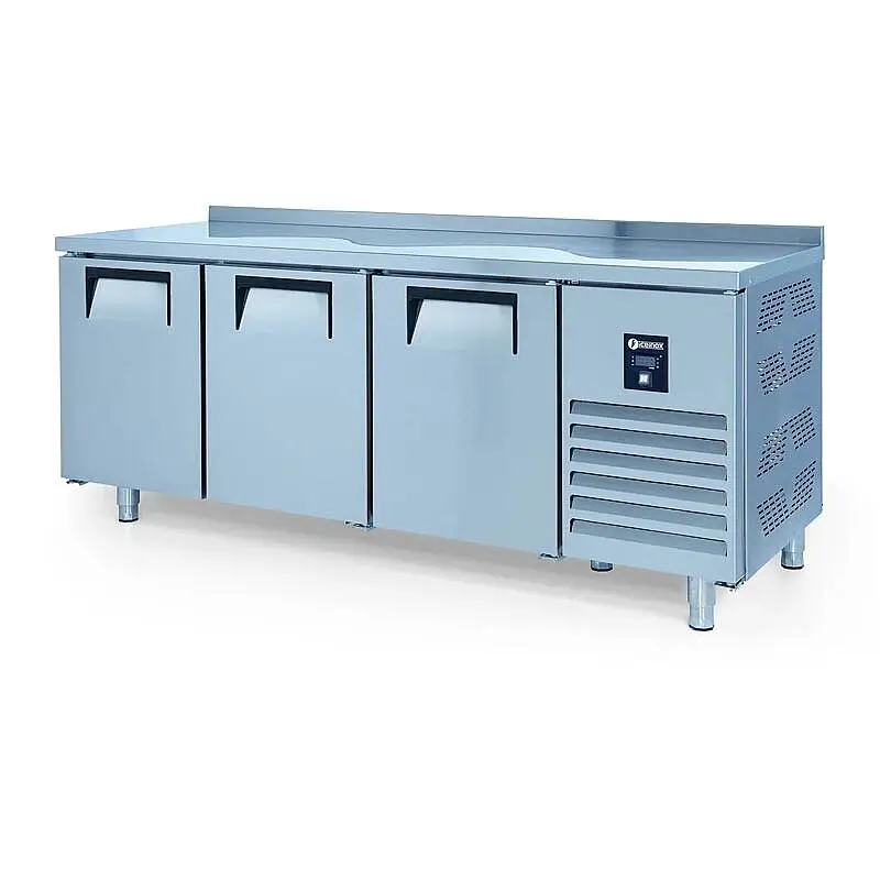 Iceinox CTS 515 CR Tezgah Tip GN Buzdolabı, Paslanmaz Çelik, 3 Kapılı - 1