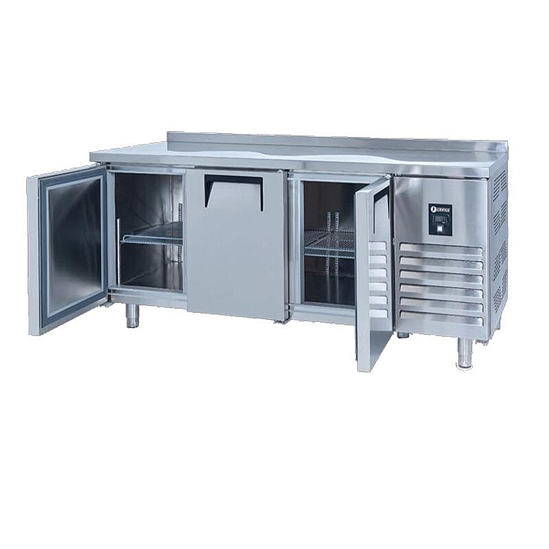 Iceinox CTS 515 Tezgah Tip GN Buzdolabı, Paslanmaz Çelik, 3 Kapılı, 200x70x85 cm - Iceinox