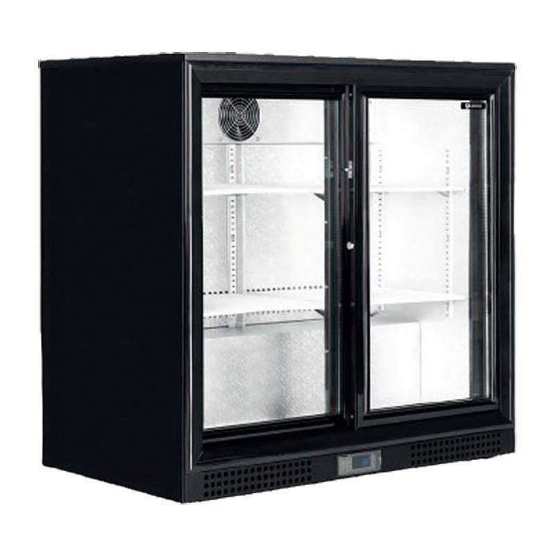 Iceinox GBB 250 Bar Tip Çarpma Kapı Buzdolabı, Paslanmaz Çelik, 90x53x90 cm - 1