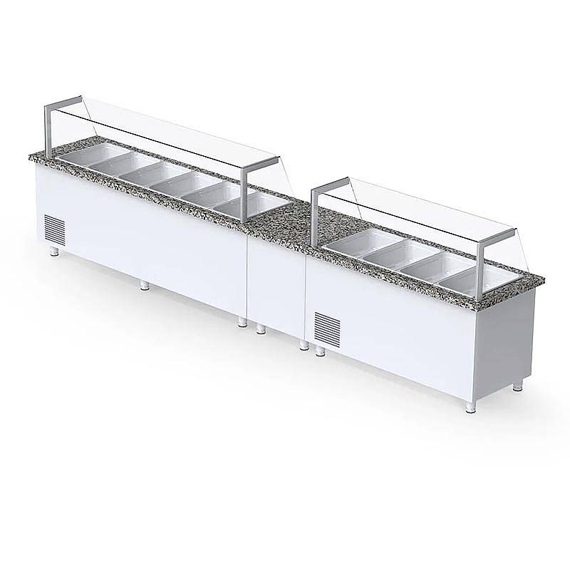 Iceinox NT 02 Nötr Servis Dolabı, Paslanmaz Çelik, 1 Kapılı - 1