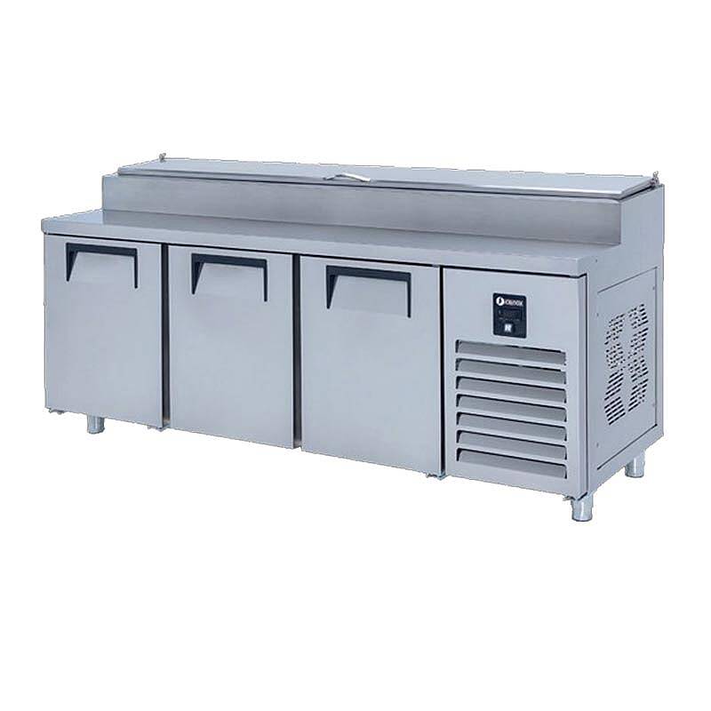 Iceinox PTS L 515 Make Up Kısa Buzdolabı, Paslanmaz Çelik, 3 Kapılı - 1
