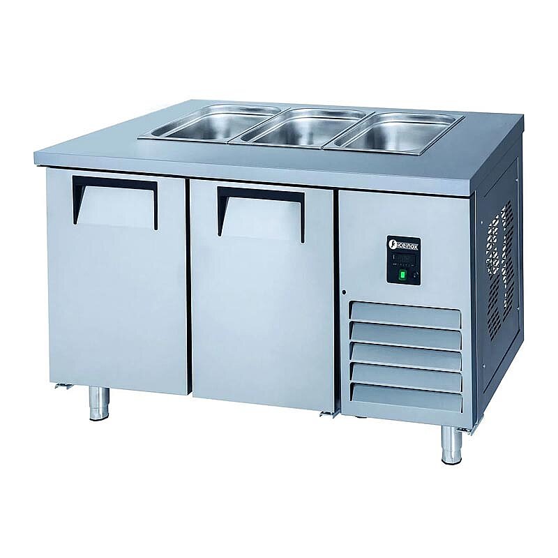 Iceinox STS 330 CR Servis Tip Buzdolabı, Paslanmaz Çelik, 2 Kapılı - Iceinox