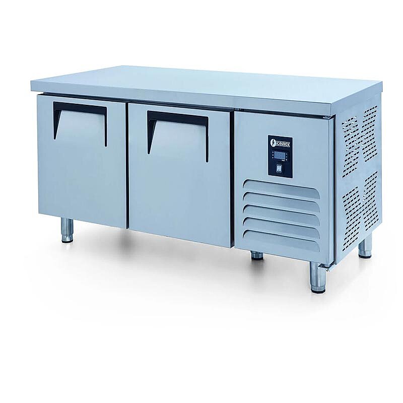 Iceinox UTS 190 Pişirici Altı Buzdolabı, Paslanmaz Çelik, 2 Kapılı - Iceinox