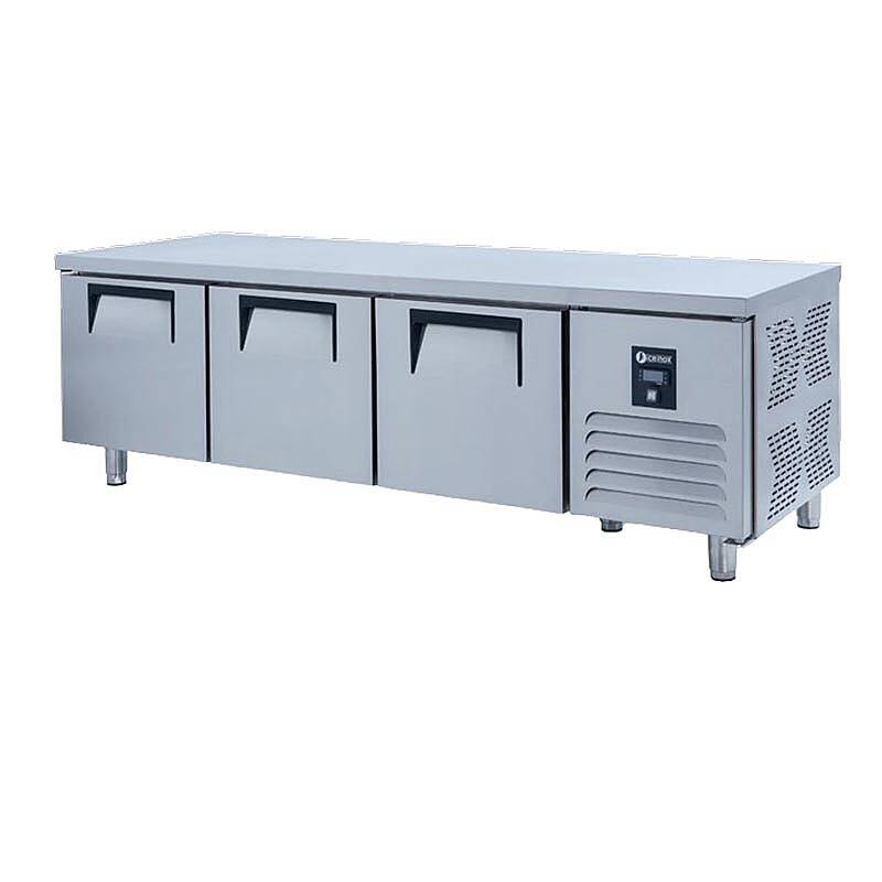 Iceinox UTS 280 Pişirici Altı Buzdolabı, Paslanmaz Çelik, 3 Kapılı - 1
