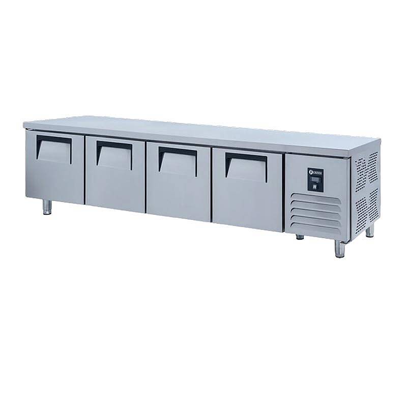 Iceinox UTS 450 N Pişirici Altı Derin Dondurucu, Paslanmaz Çelik, 4 Kapılı - 1
