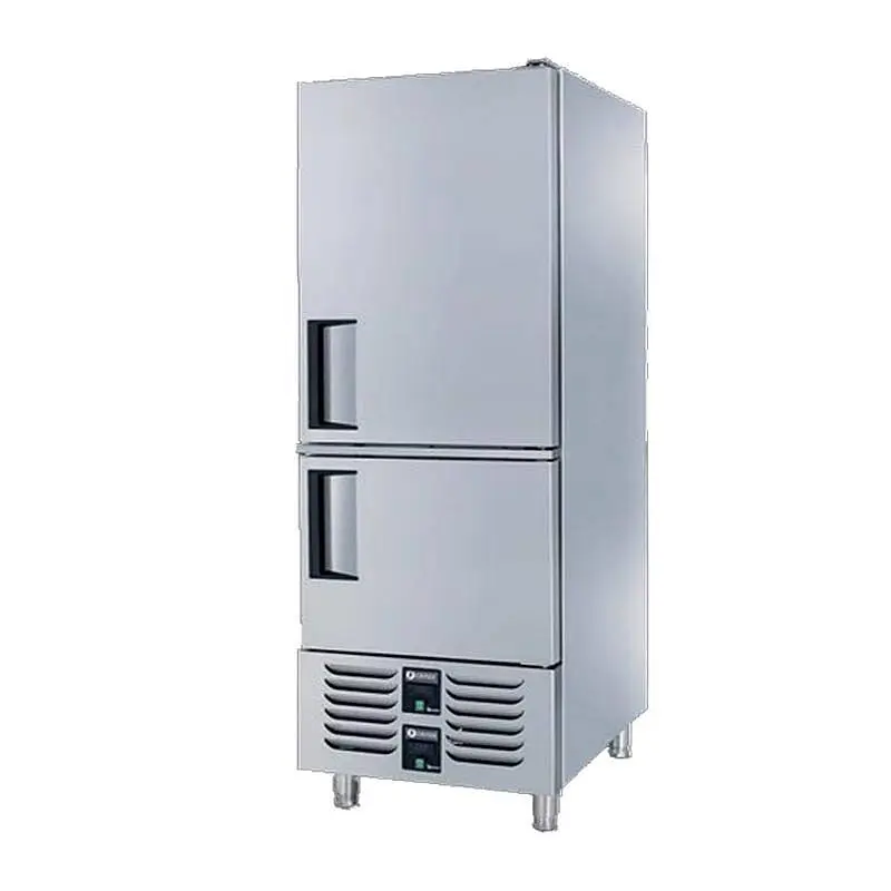 Iceinox VTK 700 Dikey Kombi Tip Buzdolabı, Paslanmaz Çelik, 2 Kapılı - 1