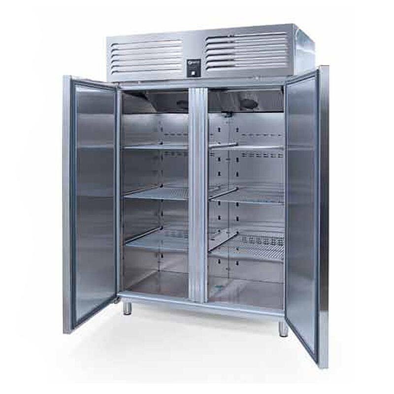 Iceinox VTS 1340 CR Dik Tip GN Buzdolabı, Paslanmaz Çelik, 2 Kapılı - Iceinox