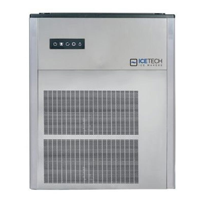 Icetech GRN-310 Külçe (Nugget) Buz Makinesi, Haznesiz, 300 kg/gün - Icetech