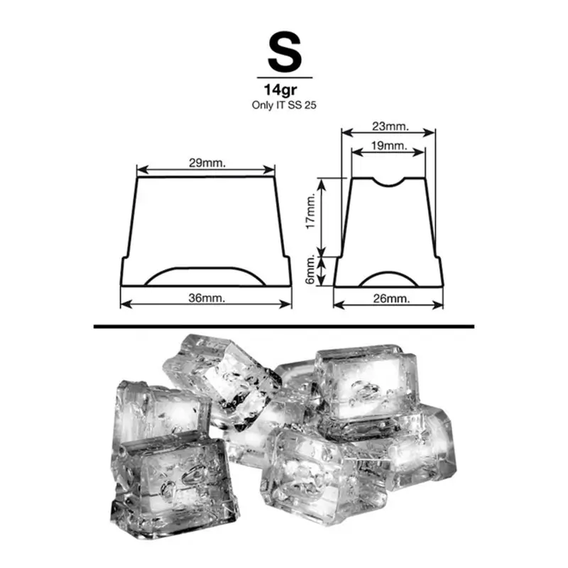 Icetech SS-25 - Küp Buz Maki̇nesi̇, 6kg Hazne, 22kg/gün, Enerji Tasarruflu - Icetech (1)