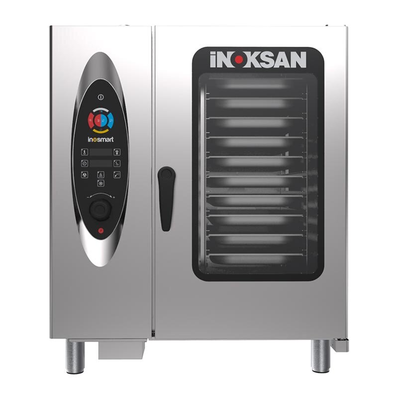 İnoksan FBE 10 Kombi Fırın, GN 1/1 10 Tepsi Kapasiteli, Paslanmaz Çelik, Elektrikli - İnoksan
