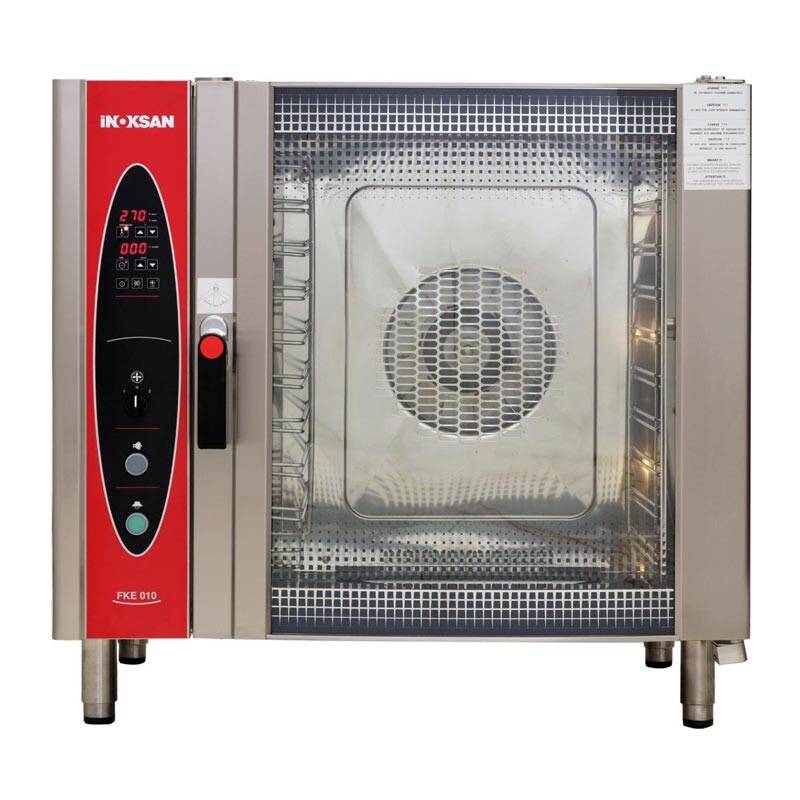 İnoksan FKE-010 Konveksiyonlu Fırın, 10 Tepsi Kapasiteli, Paslanmaz Çelik, Elektrikli - 1