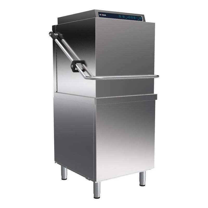 İnoksan INO-BYM102T Dijital Göstergeli Giyotin Tip Bulaşık Yıkama Makinesi, 1080 Tabak/Saatte Yıkama Kapasiteli, Hızlı Yıkama, Tahliye ve Parlatıcı Pompalı - 1