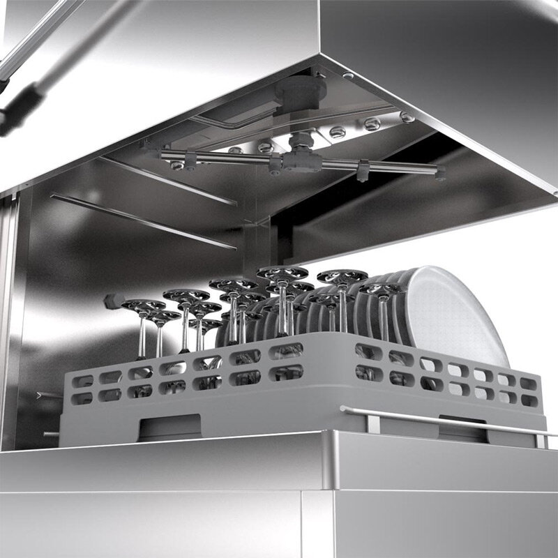 İnoksan INO-BYM102T Dijital Göstergeli Giyotin Tip Bulaşık Yıkama Makinesi, 1080 Tabak/Saatte Yıkama Kapasiteli, Hızlı Yıkama, Tahliye ve Parlatıcı Pompalı - 5