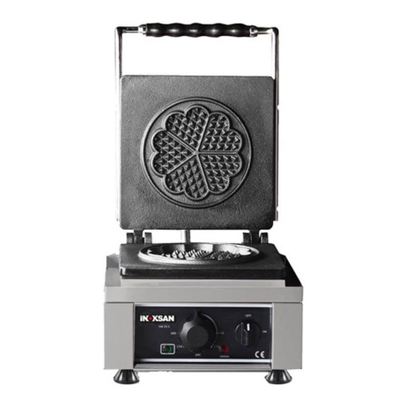 İnoksan Yonca Model Waffle Makinesi, Paslanmaz Çelik Gövde, Tekli - 1
