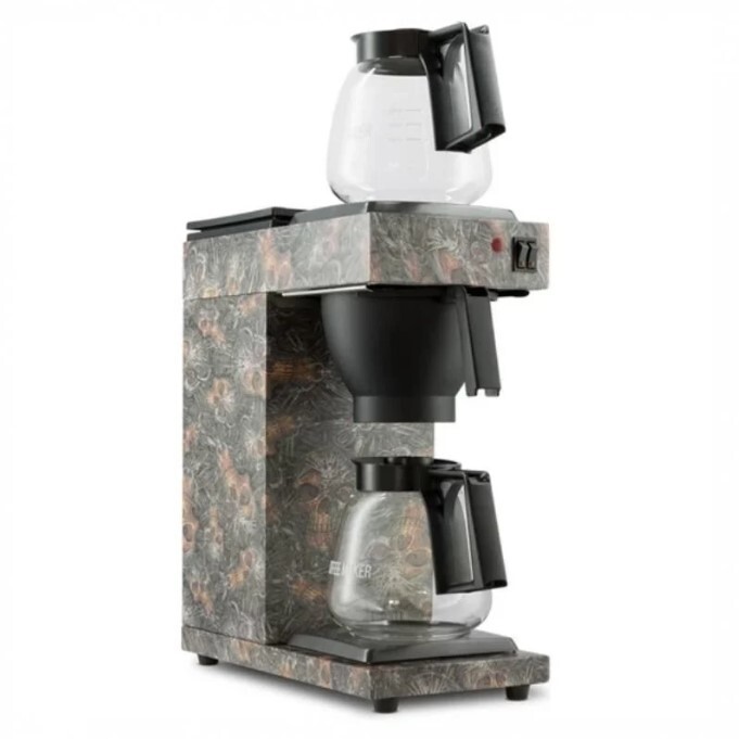 KEF FLT120-2 Filtre Kahve Makinası 2 Cam Potlu Grafiti2, 1.8 Lt. x 2 - KEF