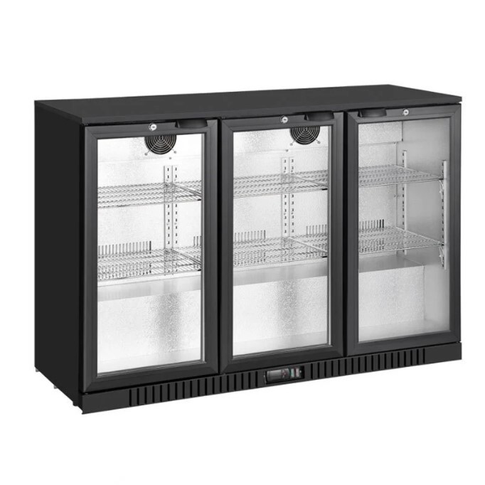 KEF FR350 Bar Tip Tezgah Altı Buzdolabı, Şişe Soğutucu, 3 Kapılı, 239 Lt. - KEF