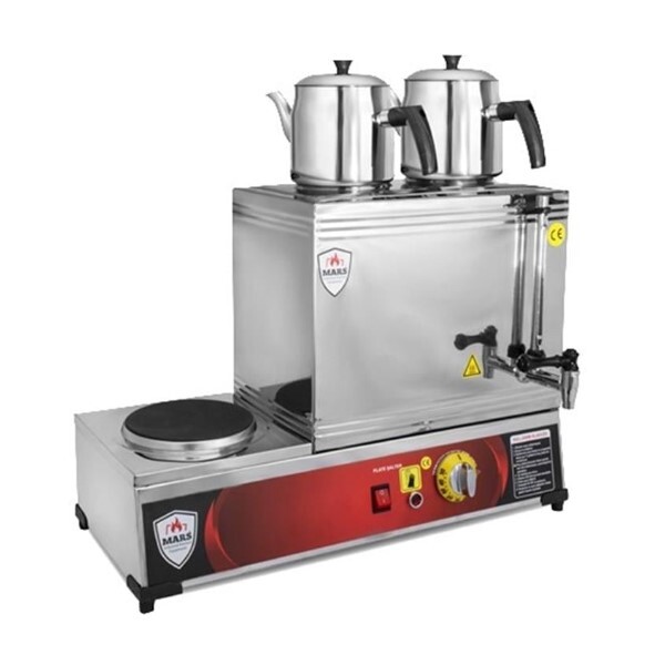 Mars 40lık Pleytli Kaynaklı Elektrikli Çay Makinesi MCK-40P - Mars