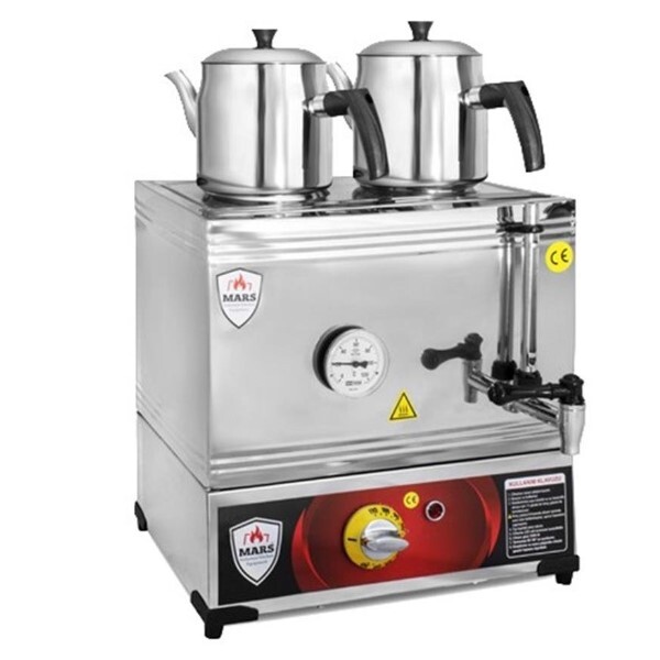 Mars 40lık Pleytsiz Kaynaklı Elektrikli Çay Makinesi MCK-40 - Mars