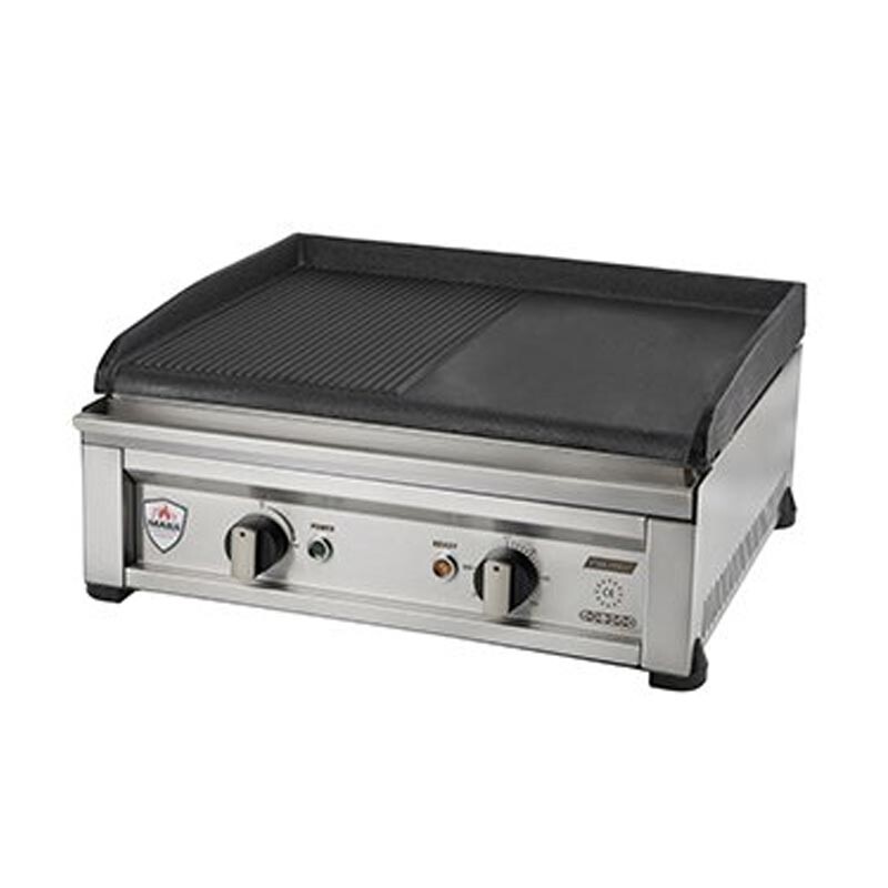 Mars 50 cm Döküm Yarı Oluklu Izgara Elektrikli MDI-50E - Mars