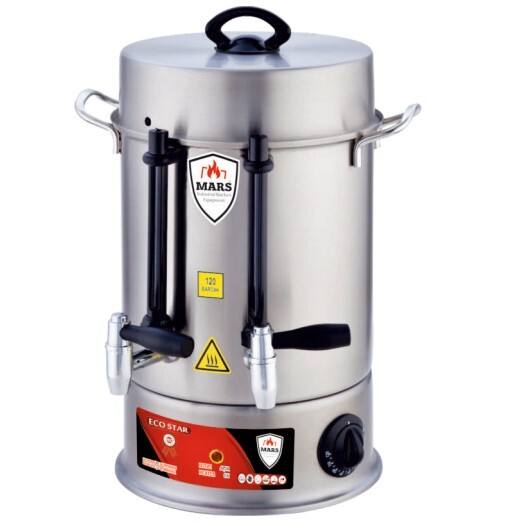 Mars 60 Bardak Çay Otomatı Metal Çevirmeli Musluklu MMCO-60 - Mars