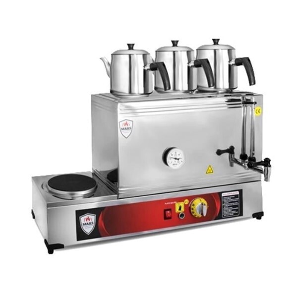 Mars 60lık Pleytli Kaynaklı Elektrikli Çay Makinesi MCK-60P - Mars