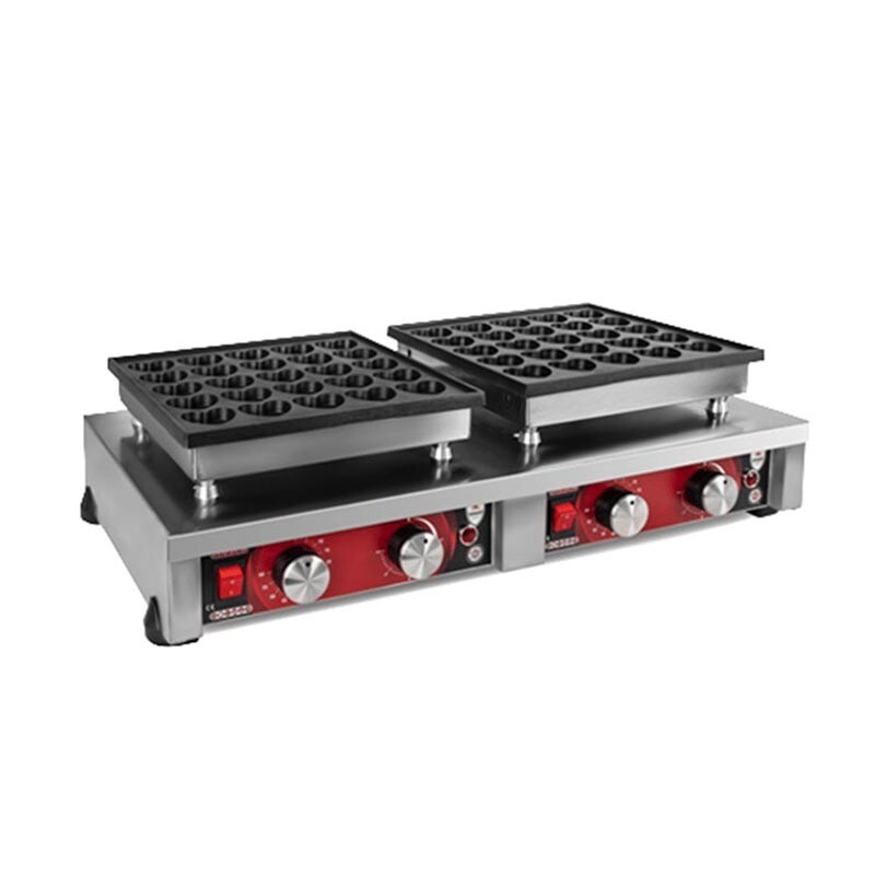 Mars Çiftli Kalpli Bubble Kapaksız Waffle Makinesi MKB-02 - Mars